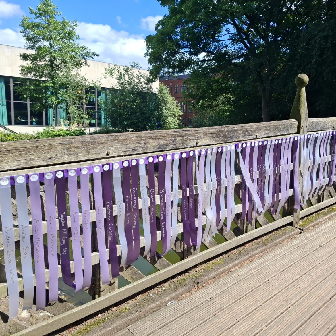 Sheffield Lord Mayor unveils Weston Park Cancer Charity’s ‘Ribbons of Hope’ in-memory tribute