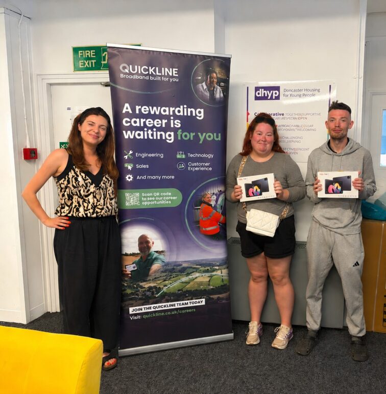 Tablet donations boost digital access for South Yorkshire charities