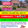 Bingo Night at Harthill Village Hall
